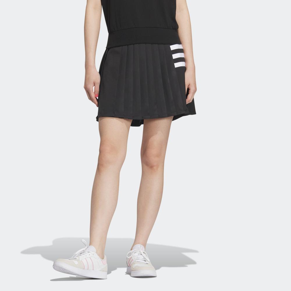 Adidas Neo X Strawberry Bear Co-Branded SS23 Pleated Sports Skirt Women Bottoms Black IP3893