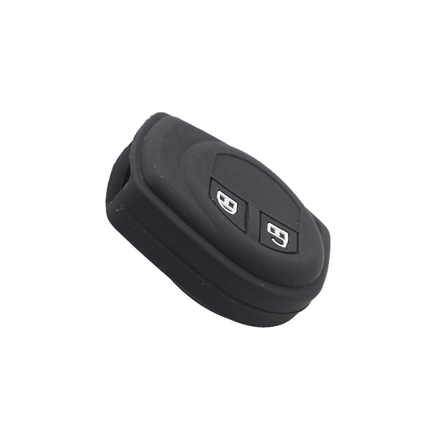 Cocolockey Silicone Rubber Key Fob Cover Case Fit For Suzuki Swift Sx4 Alto Vitara Ignis Jimny Splash Remote Key 2 Buttons