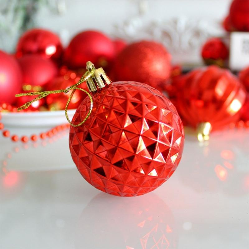Colorful Christmas Ball Ornament 100pcs/box Christmas Holiday Festival Home