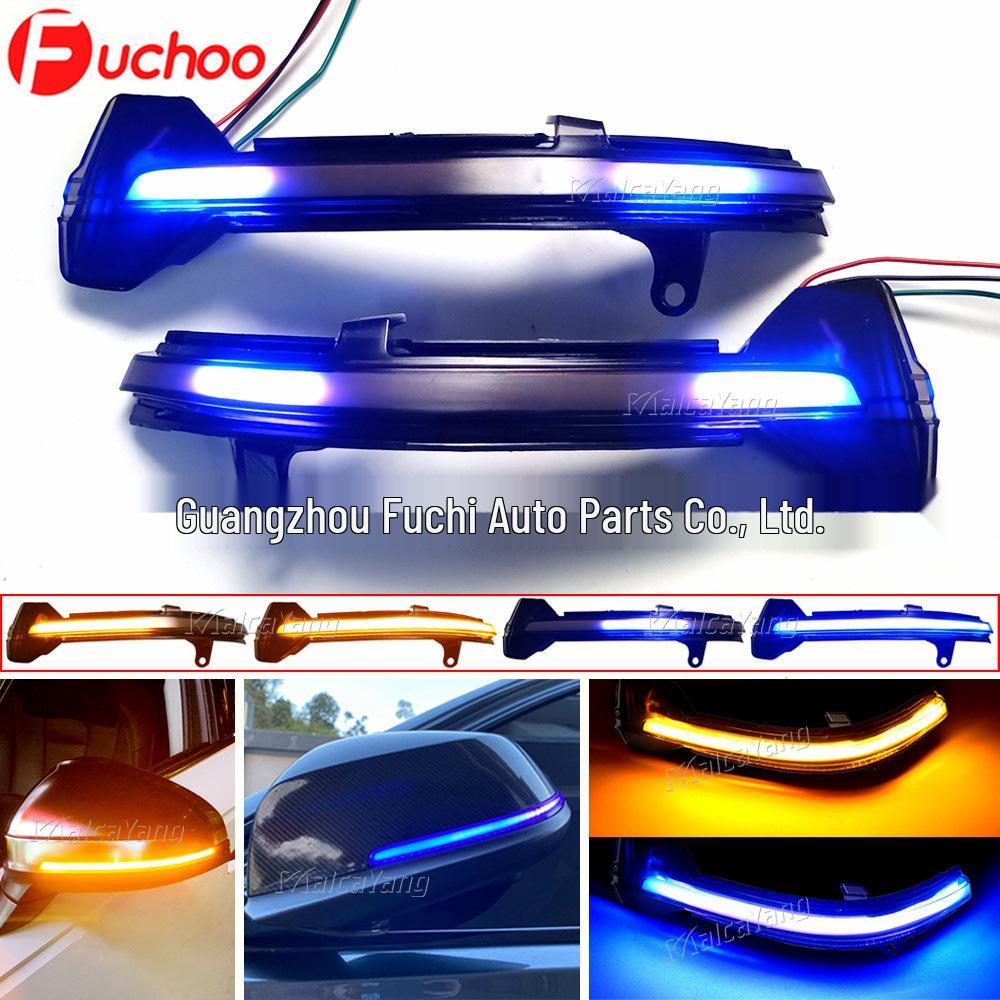 BMW F10 F11 F07 F06 F12 F13 F01 F02 Blue Rearview Mirror Turn Signal
