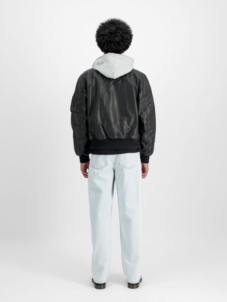 Winter Jacket Alpha Industries MA-1 D-Tec FL (123106) Black/grey (123106-198)