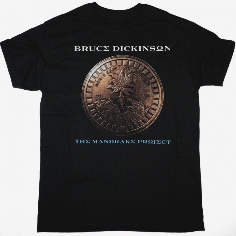 NEW BRUCE DICKINSON THE MANDRAKE PROJECT Cotton Black S-5XL T Shirt CM620 XXXXL