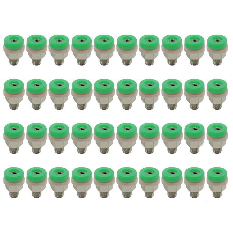 40pcs 2mm Banana Plug Socket Binding Post Nut Banana Plug Jack Electrical Connector Terminal Test Hole DIY Parts