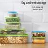 Meiliya HC073715 Square Microwaveable Food Storage Box 520ml