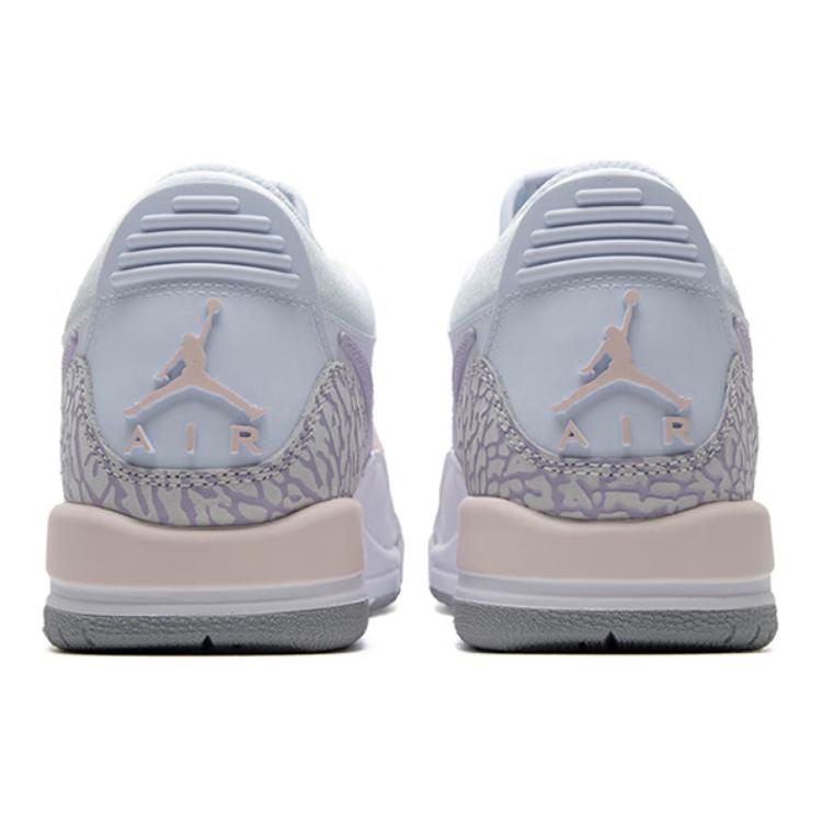 Jordan Legacy 312 Comfortable Sports Durable Mid-Top Kids Basketball Shoes Kids basketball shoes Pink Purple HF0747-151YC