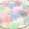 5/10Pcs 5.5cm Vintage Fabric Camellia Rose Chiffon Artificial Flowers for Women Wedding Party  Dress Decoration Craft Jewelry