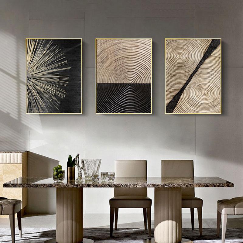 Abstraktes Retro-Poster, Heimdekoration, Bild, nordisches Leinwandgemälde, Wandkunst, luxuriöses, minimalistisches Kunstposter und Druck für das Wohnzimmer