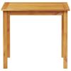 Garden Dining Set 5 pcs Brown Solid Acacia Wood