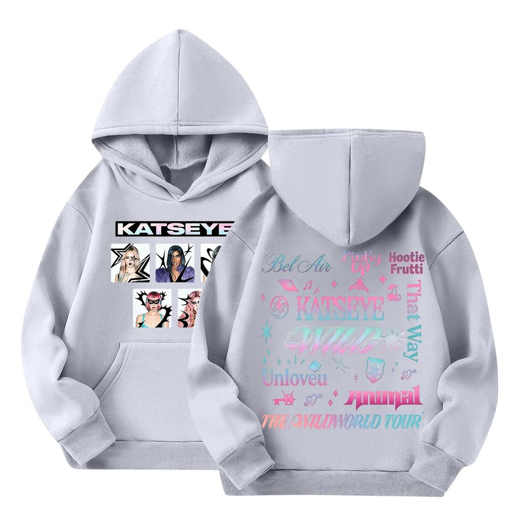 Unisex Kids Long Sleeve Printed Pullover Hoodie, Comfortable Casual Top for Boys and Girls