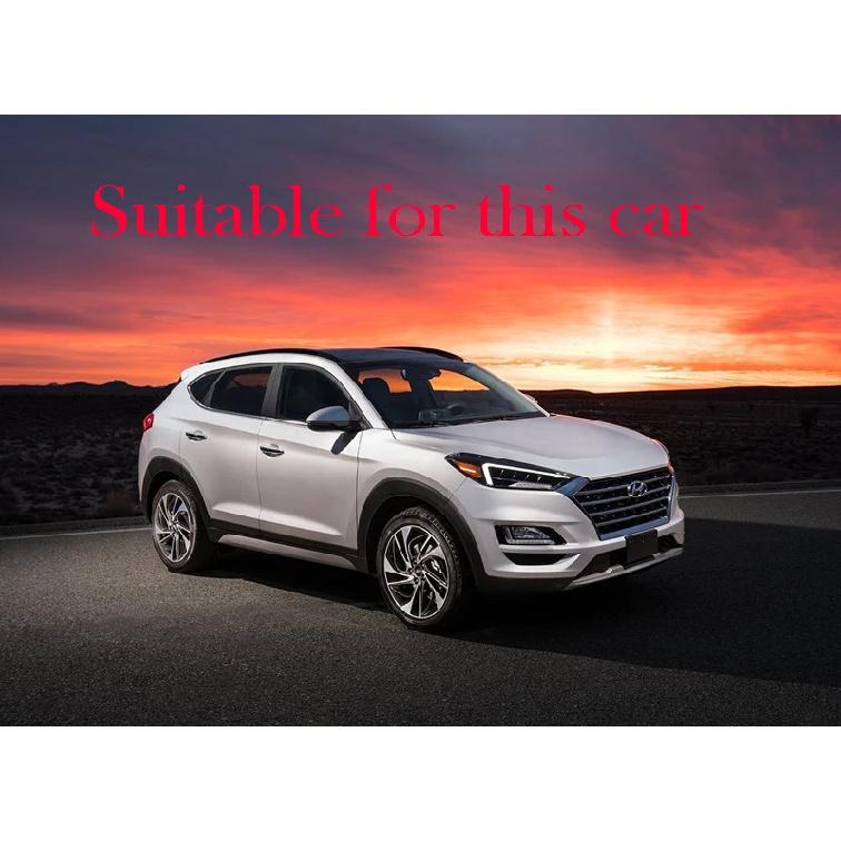 For Hyundai Tucson Car Accessories ABS Chrome Interior Front Door Triangle Cover Trim A Pillar Trim Audio Frame