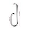 Maniglia per Porta Doccia in Acciaio Inossidabile Maniglia per Porta in Vetro Bagno Accessori per Cabina Doccia
