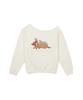 CLOVE [26Fw CLOVE] Bambi_Off Shoulder Sweatshirt (Cream)
