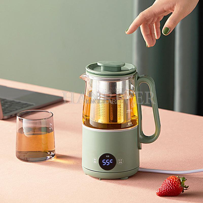 Automatic Health Kettle Household Office High Borosilicate Glass Pot Adjustable Temperature Multi Mini Flower Boiling Tea Cooker
