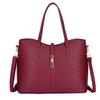 Women's Bag New Fashion Women's Shoulder Bag Woven Handbag Three-piece Set Child and Mother Bag