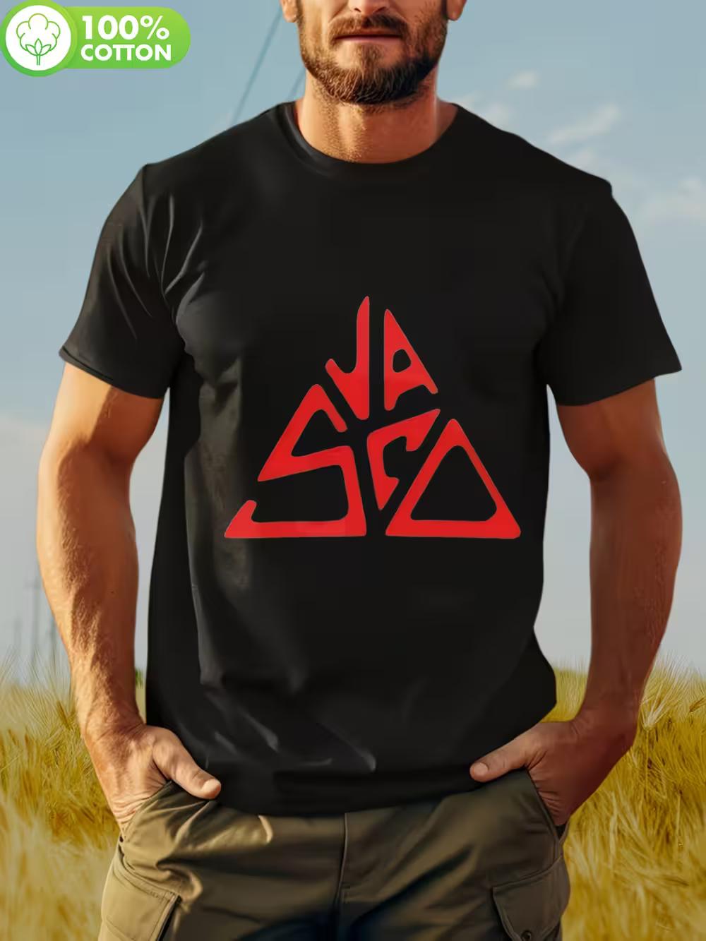 

Vintage-Inspired Vasco Rossi Graphic T-Shirt for Women - Casual Cropped Short Sleeve XL