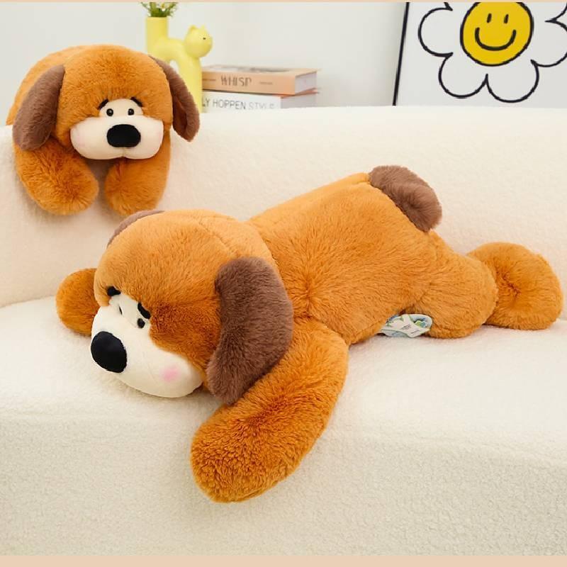 Adorable Qiset Du Du Plush Dog Toy Soft Cute Pug Pillow For Kids Birthday Gift