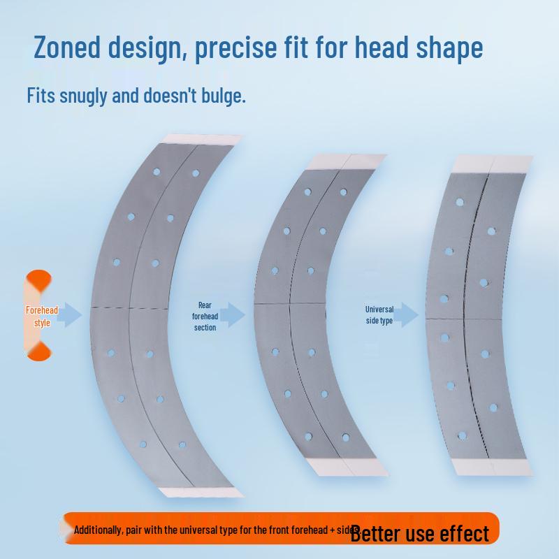 Men's Invisible Film Design Toupee with Double-Sided Tape for Natural Look