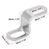 Motoforti Motorcycle Exhaust Pipe Bracket Z Muffler Mounting Clamp Stainless Steel Silver Tone 20mm