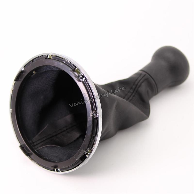 5 Speed Gear Stick Shift Knob With Leather Boot For VW Gol Parati Saveiro 1994 1995 1996 1997 1998 1999 2010 Pointer 1994-2010