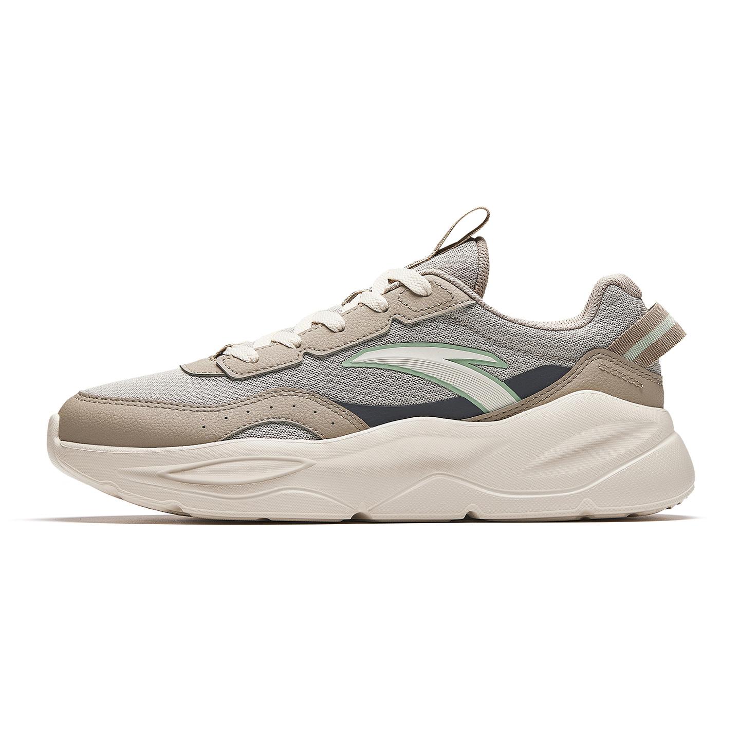 

Anta Unrestrained Series Simple Versatile Thick Sole Height Increasing Soft Comfortable Shock Absorbing Wear Resistant Casual Shoes 912628833-2 39