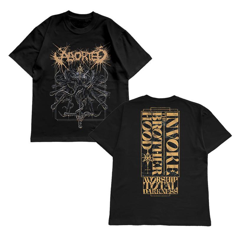 Aborted Belgian Melodic Death Metal Band Brotherhoods Hardcorethemed Shortsleeved Tshirt M