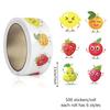 500Pcs/Roll Irregular Cute Cartoon Fruit Reward Stickers For Children Diy Stickers Sealing Stickers Decoration