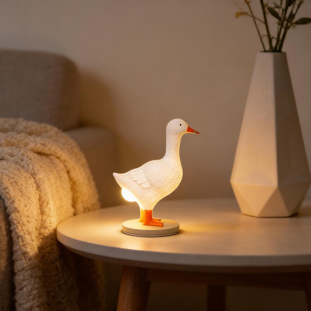 Desk Egg Lamp Funny Egg Resin Night Light Lifelike Table Lamp With USB Birthday Gifts (Desk )