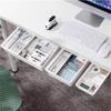 Hidden Storage Box Desk Storage Drawer Self-Adhesive Plastic Table Storage Holder Simple Sundries Cosmetics Stationery Organizer