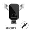 BAD1 Car Styling Aluminum Alloy Mount Phone Holder Dashboard Cell Stand Accessories For Benz Exclusive AMG W124 W203 W204 SPRINTER V