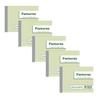 5 Facturiers - Dupli - Autocopiants - 10,5x13,5cm - 50 Feuilles - Exacompta - 13274E