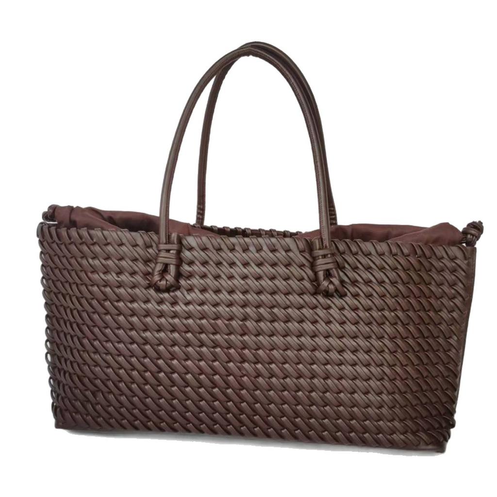 New niche commuter hand-woven shoulder bag fashionable versatile large-capacity women's tote bag