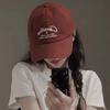 Embroidered Letter Baseball Cap Women Summer Spring Snapback Hat Retro Adjustable Hip Hop Sun Visor Hats