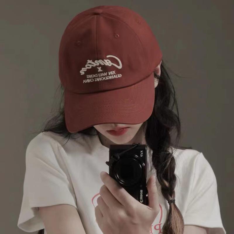 Embroidered Letter Baseball Cap Women Summer Spring Snapback Hat Retro Adjustable Hip Hop Sun Visor Hats