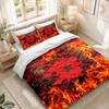 Bedding Set 1 Duvet Cover 2 Pillowcases Morocco Football Print Bedroom Home Decoration