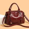 Boston Handtasche - Stilvoll und Modisch, Großes Fassungsvermögen, Einzelne Schultertasche für Damen