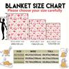 Retro Lettering Love Letter Design Flannel Printed Blanket Suitable For All Seasons Suitable For Living Room Office Sofa Travel