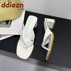 Mode Frühling Sommer Damen Absatz Hausschuhe Schuhe Pumps Mode Flach Damen Quadratische Absätze Hausschuhe Pantoletten Damen Flipflops Sandalen