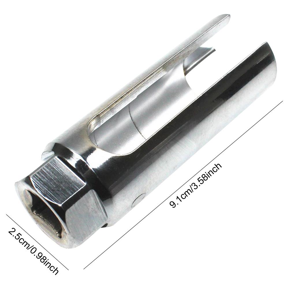 1/2-Zoll-Steckschlüssel-Antriebsentfernung, 22 mm, Universal-Installationswerkzeug für Auto-Sauerstoffsensoren, Entfernungshülse, Sauerstoffsensor-Schlüssel
