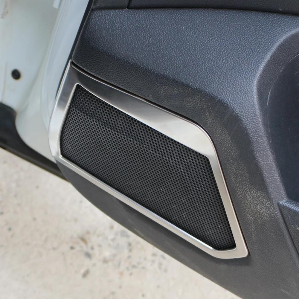 For Volkswagen VW T-Roc TROC 2018 - 2025 Door Stereo Speaker Cover Audio Frame Sticker Decoration Trim Interior Accessories