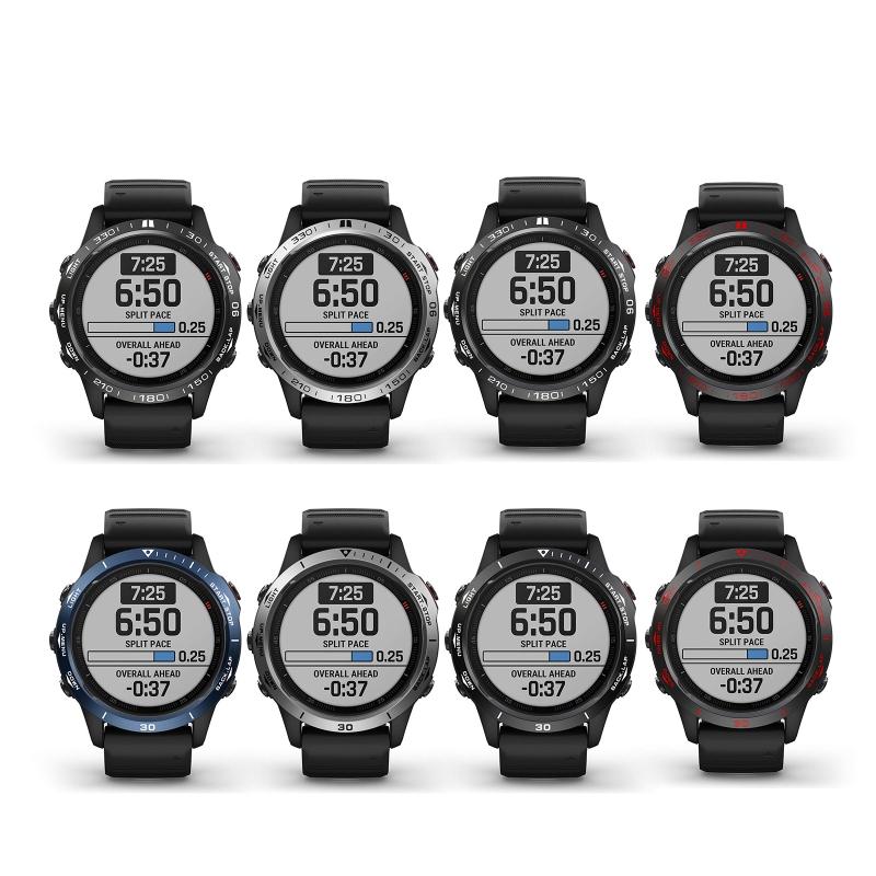 Stahl für Gehäuse für für Fenix 6 Uhr Lünette Ring Styling Klebeband Stoßstange Kratzschutz Metallabdeckung Zubehör