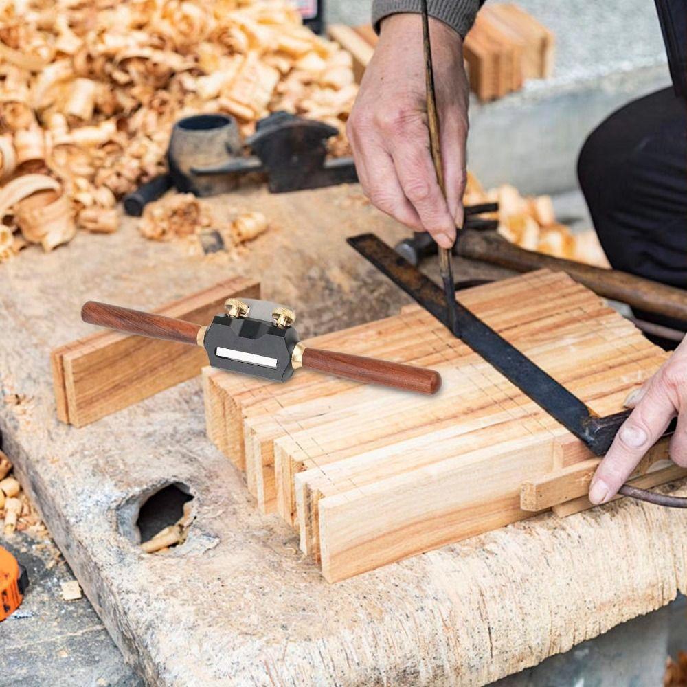 Sharp Woodworking Planer Aluminum Zinc Zinc Alloy Hand Planer Ergonomic Adjustable Planer Woodworking
