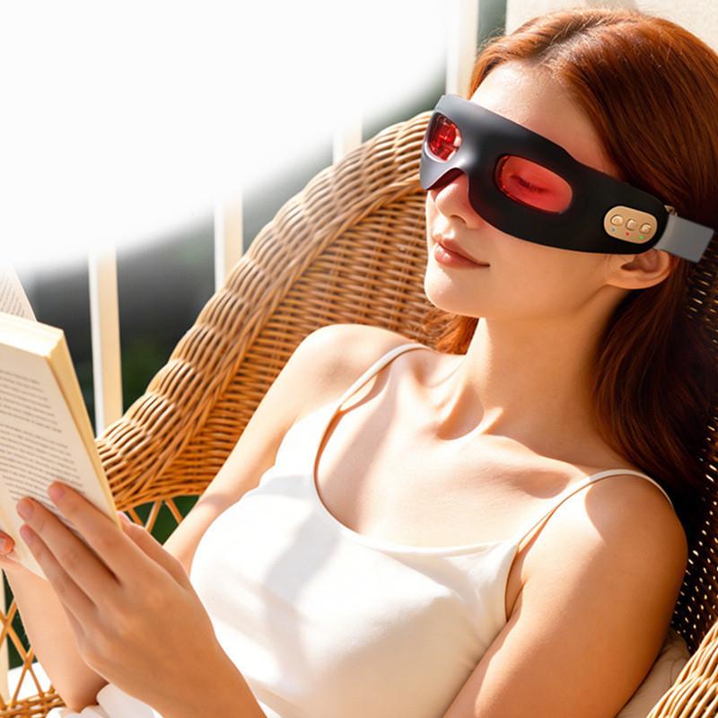 Rechargeable Red Light Vibration Eye Care Device Home Eye Beauty Device Portable Microcurrent Eye Massager