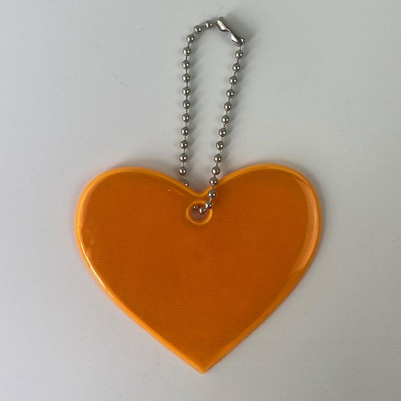2Pcs Color Music  Safety Reflector Reflective Keychains Car Keyrings Charm Bag Accessories for Jacket BackPack Strollers Wheelchairs