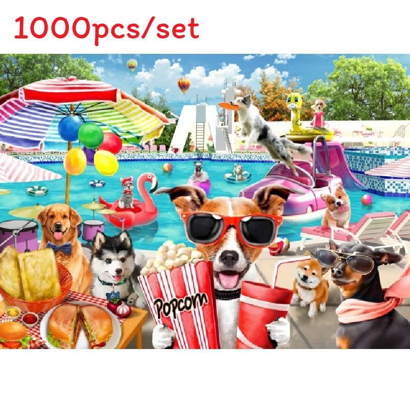 Northern Lights 1000 Piece Puzzle Paper Cultural Scenery Adults Game Challenging