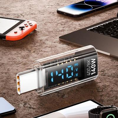 40Gbps for iOS Converter Digital LED Display Type-C Extension Connector USB-C Adapter  Mobile Phone