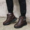 Men's Northeast Waterproof Snow Boots - Warm, Non-Slip, High Top Leather Winter Boots
