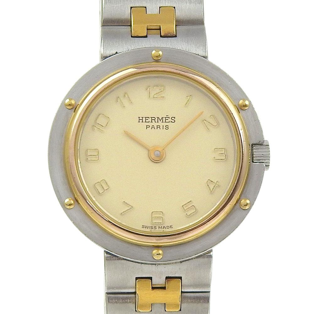 

HERMES Olympia Watches IvoryDial Stainless Steel Quartz Analog display Women Used