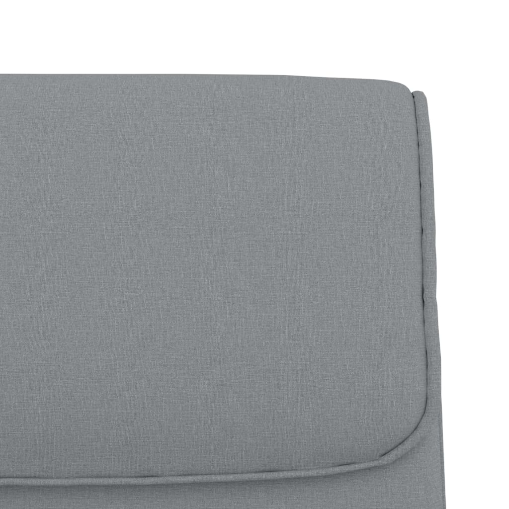 Bench Light Grey 100 x 64 x 80 cm Fabric