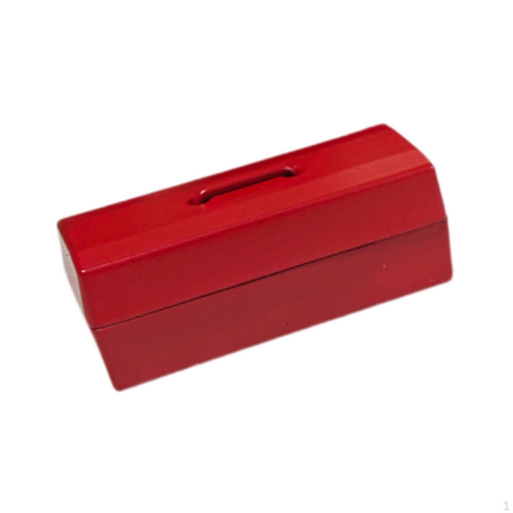 1/12 Dollhouse Tool Box Accessories Mini,Alloy,Life Scene,Ornament Micro Landscape Decor