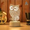 1 Pcs Home Decor with USB Cable Creative 3D Visual LED Night Light Table Lamp Kids Boys Gift Smart Gadgets